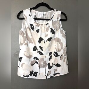 Nine West Women's Floral Print Blouse Top, Sz. SMALL